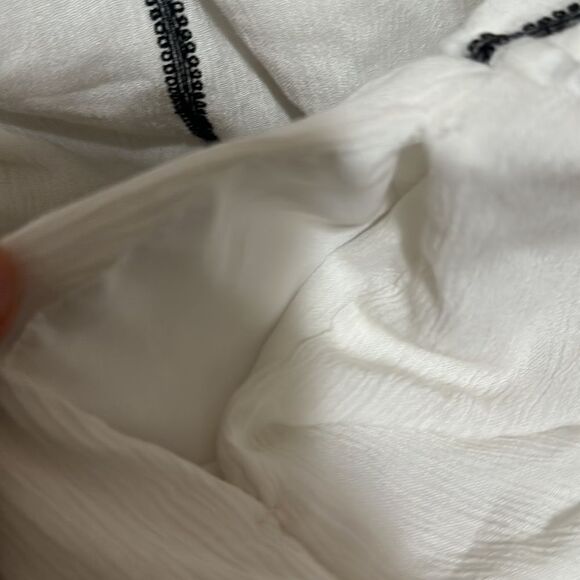 GAP | Long Sleeve Embroidered Drawstring Dress 177969 | S - Picture 5 of 6